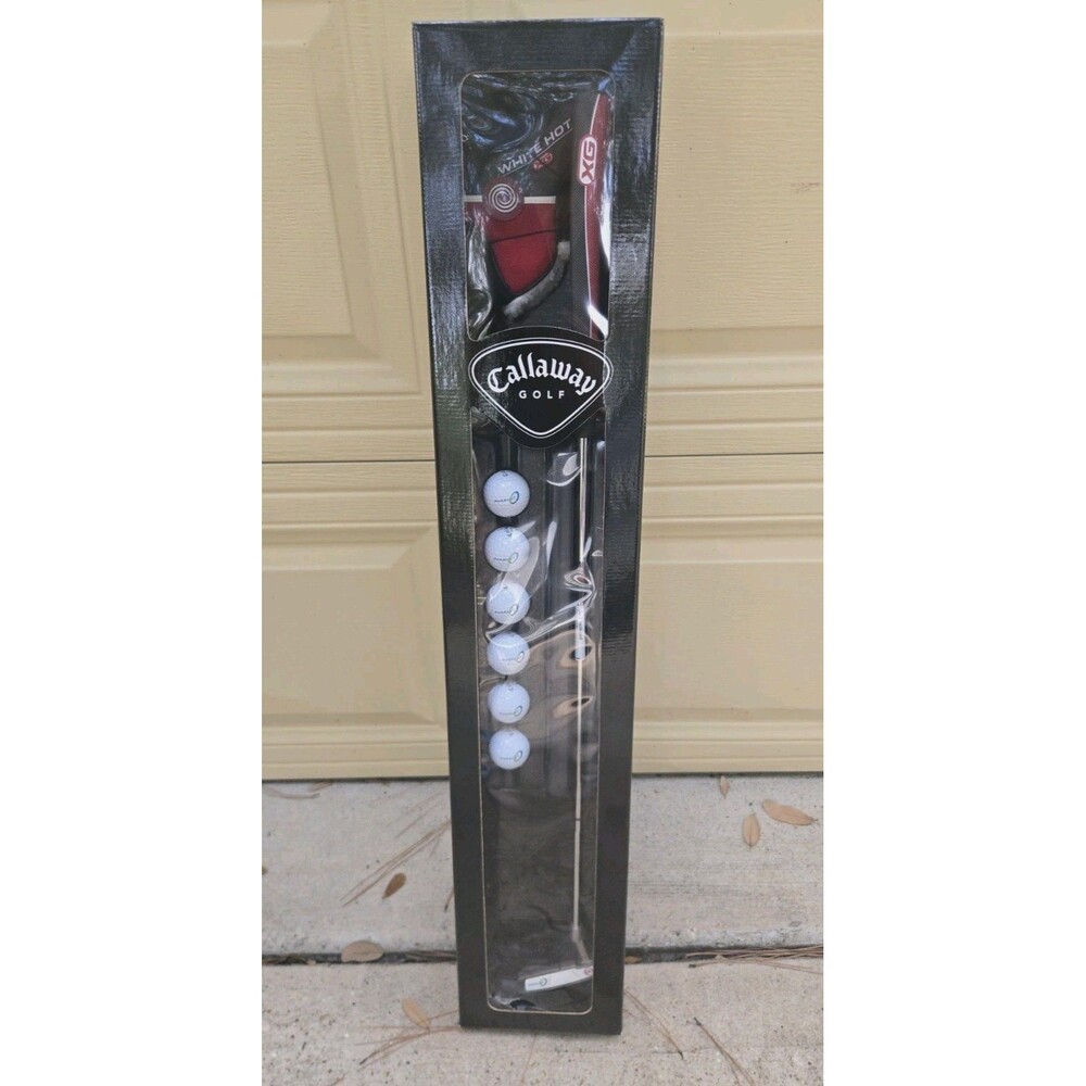 Odyssey White Hot XG #1 Putter Gift Box Set w/ Callaway Balls New Open Box